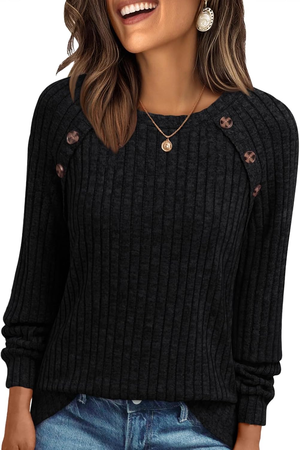 Womens Long Sleeve Tshirts Business Casual Tunic Work Tops Fashion Cute Sweaters Fall Outfits 2025 Dressy Blouse