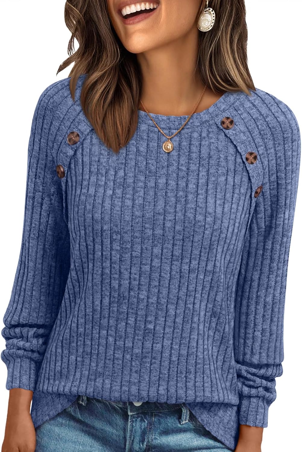 Womens Long Sleeve Tshirts Business Casual Tunic Work Tops Fashion Cute Sweaters Fall Outfits 2025 Dressy Blouse